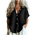 thumbnail image 1 of Chemise de Plage Boutonnée, Aguichant, à Manches Longues, Blouse de Plage, par-Dessus de Maillot de Bain pour Femmes, 1 of 6