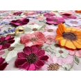 thumbnail image 2 of Three - dimensional sunflower floating soft mesh embroidery lace dress fabric, 2 of 7