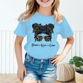 thumbnail image 2 of FhsagQ The 7th Of July Fille Enfant Mignonne Graphique Col Rond Manches Courtes Tee Été Décontracté T-Shirt Petite Fille The 7th Of July T-Shirts Taille 6/7 Fillette T-Shirts d'Été 4T Ensembles Bleu 11-12 Ans, 2 of 5