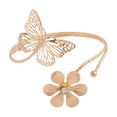 thumbnail image 2 of DIANWUDG Sangle de Rideau à Ouverture Florale Boucle de Rideau Personnalisée Boucle de Rideau Sim-ple en Métal B-utterfly, 2 of 6