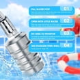 thumbnail image 4 of Binwennn Kitchen Faucets Travel Trailer Kitchen Faucet Replacement Parts down Kitchen Faucet Head Adapter 304 Stainless Steel Fully Automatic Water Control Float 2024 New Auto Shut Off Mini, 4 of 4