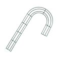 thumbnail image 3 of Wire Wreath Frame Iron Flower Wreath Frame for Christmas Thanksgiving Party 40cm, 3 of 9