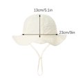 thumbnail image 4 of Birdeem Toddler Baby Summer Sun Protection Fashion Solid Color Outdoor Sun-Hat Cute Sunscreen Hat Cap, 4 of 4