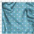 thumbnail image 4 of Soimoi Blue polyester Crepe Fabric Heart & Love Text Decor Fabric Printed Yard 42 Inch Wide, 4 of 5