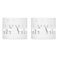 thumbnail image 4 of 2Pcs Bougeoir de Style de Noël Simple Conception Unique Robuste Stable Support de Bougie Durable pour la Maison de Fête de Mariage, 4 of 14