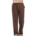 thumbnail image 2 of ITFABS Women's Drawstring Pants, Autumn Elastic Waist Solid Color Loose Lounge Pants, 2 of 9
