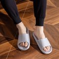 thumbnail image 4 of Mens and Womens Home Slippers Simplicity Solid Color Quick Drying Soft Sole Comfortable Non-Slip Indoor and Outdoor EVA Slippers Gray-02, 4 of 4