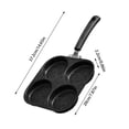 thumbnail image 2 of Cooking Utensils Egg Pan Set for Breakfast Preparation Nonstick Omelette Skillet and Griddle Pan 4 Cup Egg Frying Pan Compatible with Induction Cooktops, 2 of 2