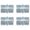 Silver, variant on Miangastore 4pcs Carbon Steel Double Head Wardrobe Cabinet Shelf Support Nut Screw Pin Stud Peg Set for 25.0 25.4 Pipe