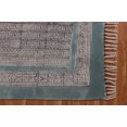 thumbnail image 4 of Casavani Natural Cotton Living Room Area Rug, Blue 8x11 ft, 4 of 6