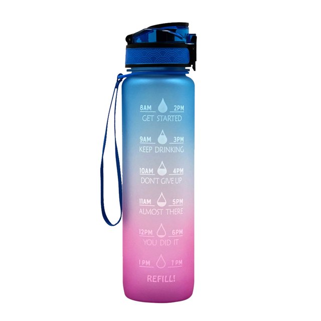 RYRDWP Bouteille de Sport d'Extérieur 1 L Portable et Étanche