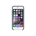 thumbnail image 1 of Apple - Back cover for cell phone - leather - midnight blue, 1 of 8