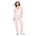 thumbnail image 2 of No Boundaries Women's Oversized Zip-Up Hoodie, 2 of 6