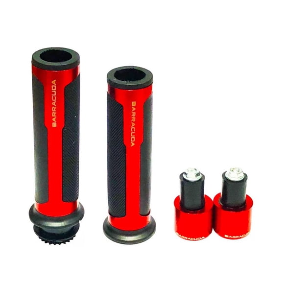 pitrice 1 Pair Motorcycle Universal Modified Anti-slip Handlebar Grips Non-Slip Motorbike Thruster Grip Bar