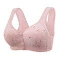 thumbnail image 2 of Women's Sexy Lace Front - Button Underwire Bra - Adjustable Shoulder Strap, Shaping Cup, Comfortable, Plus - Size Options, Hand Wash, 2 of 5