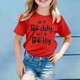 thumbnail image 2 of MEZZALL T-Shirt Imprimé Respirant Décontracté de Mode pour Filles, T-Shirts Graphiques, Hauts, Rouge, 1-2 Ans, 2 of 4