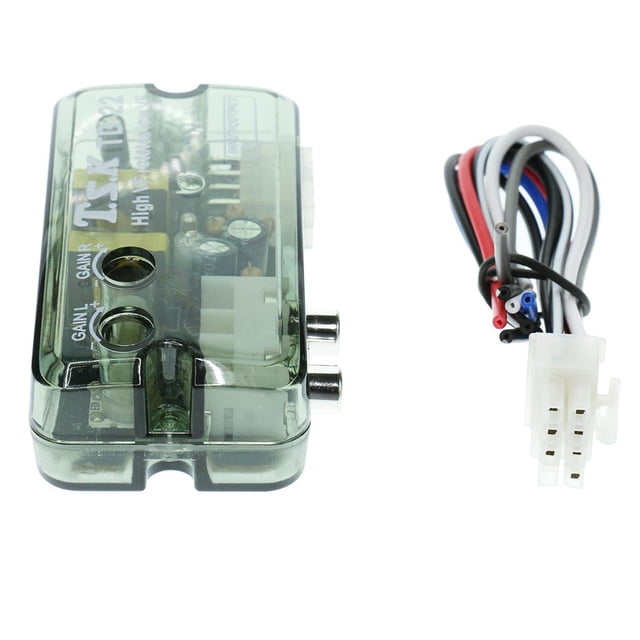 Convertisseur de Sortie Caisson de Basses REM Audio pour Voiture/véhicule avec Adaptateur