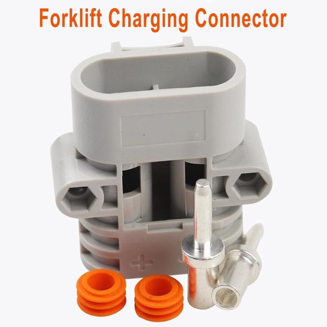 BTOER 50A Waterproof Connector For-Anderson High Power Parking Air Conditioner Power Plug For Car Lithium Battery Plug 600V 6AWG