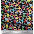 thumbnail image 3 of Soimoi Rayon Fabric Triangle Geometric Fabric Prints by Yard 56 Inch Wide, 3 of 3