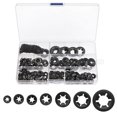 thumbnail image 2 of M3-m12 Washer 280pcs Inner Tooth Star Lock Washers Assortment Kit Push Lock Washer Speed Clip Fastener Kit, 2 of 5