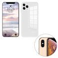 thumbnail image 1 of ziyahi Glass Back Phone Covers with Solid Color Full Rugged Bumper Anti-Slip Design for Iphone 7P/8P/7/8/XS Max/XR/X/XS, 1 of 4
