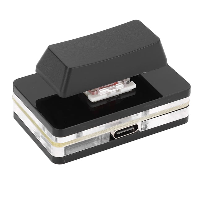 Clavier de Jeu 1 Touche, Bouton USB Clavier Simple Interrupteur Rouge RGB OSU Pavé Numérique Mécanique Type C Clavier Filaire Gaming Bureau