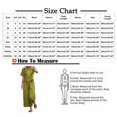 thumbnail image 5 of CHOK Femmes 2 Pièce Tenue Lin Récolte Manches Courtes Haut Salon Ensembles Assortis et Pantalons Longs Survêtements Rose Chaud L, 5 of 5