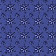 thumbnail image 1 of Ahgly Company Machine Washable Indoor Square Transitional Blue Ribbon Blue Area Rugs, 4' Square, 1 of 7