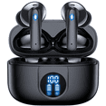 thumbnail image 1 of VEAT00L P91 Écouteurs Sans Fil, Écouteurs Bluetooth V5.4 Stéréo avec Micros à Réduction de Bruit, Lecture 60 H avec Double Affichage LED, Écouteurs Intra-Auriculaires, 1 of 8