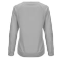 thumbnail image 4 of SNKSDGM Chandail pour Femmes Chandails Courts pour Femmes Femmes Quotidien Maison Extérieur Entraînement Manches Longues T-Shirt Col Rond Haut Chandail Imprimé Blouse de Rue Mode Urbaine TTTG, 4 of 5