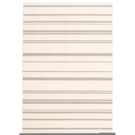 Tapis Intérieur/Extérieur pour Balcon, Patio et Jardin ECARPET Arthur Ivoire
