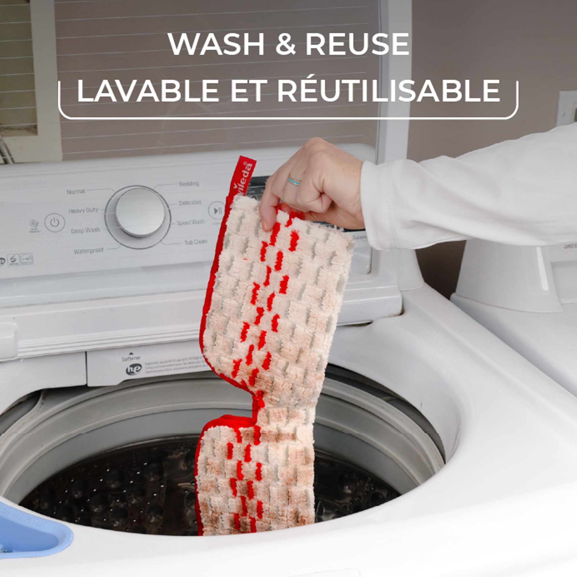 Vileda ProMist MAX Vadrouille à Jet – Vadrouille en Microfibre Double Face