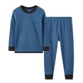 thumbnail image 1 of Jalioing Pyjama pour Enfants 2 Pcs T-Shirt à Col Ras du Cou et Pantalon Ensemble de Pyjama Garçons Filles Confortable Pyjama à Manches Longues, 1 of 3