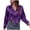 Purple, variant on AWZXDE Women Shirts Women's Blouse Satin Silk Shirt Button Down Casual Loose Long Sleeve Work Edition Blouse for Everyday Wear