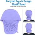 thumbnail image 3 of Scrub Cap With Buttons Bouffant Hat With Sweatband for Womens and Mens, 3 of 3