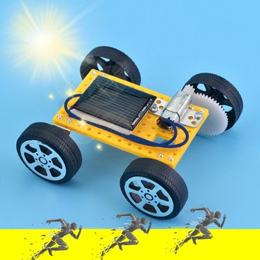 EGNMCR Ensemble de Jouets Bricolage Voiture Solaire Kit de Voiture à Énergie Solaire Science Éducative pour Enfant, Cadeaux de Noël pour Enfants