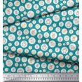 thumbnail image 3 of Soimoi Polyester Crepe Fabric Star & Cute Animals Kids Decor Fabric Printed Yard 42 Inch Wide, 3 of 3