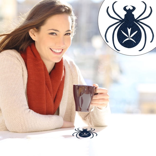 Amzcrzy Kitchen Appliances 4Pcs Halloween Dining Table Household Spider Tea Mat Decorative Cutlery Mats Cutlery Mats Kitchen Utensils Set Kitchen Gadgets Kitchen Essentials
