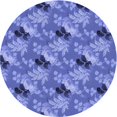 thumbnail image 1 of Ahgly Company Tapis d'Intérieur Lavables en Machine, Ronds de Transition Bleu Ciel, Ronds de 6 Pi, 1 of 7