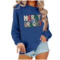 thumbnail image 1 of Pisexur Sweat-Shirt de Noël Décontracté à Manches Longues Col Rond pour Femmes, Chandail Ample et Confortable, Imprimé Mode Festival Automne, 1 of 4