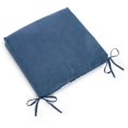 thumbnail image 1 of Blazing Needles Micro Suede 19-Inch by 20-Inch by 3-1/2-Inch Zippered Cushions, Indigo, Set of 2, 1 of 2