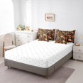 thumbnail image 4 of YST Groovy Flower 7Pcs King Comforter Set with Sheets, Modern Aesthetic Bedding, King, 4 of 5