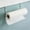Argent, variante sur Qiopertar Porte-Essuie-Tout au-Dessus de l'Armoire, Porte-Essuie-Tout de Cuisine en Acier Inoxydable avec Barre de Rouleau Sécurisée, Organisateur Gain de Place pour Porte d'Armoire de Cuisine