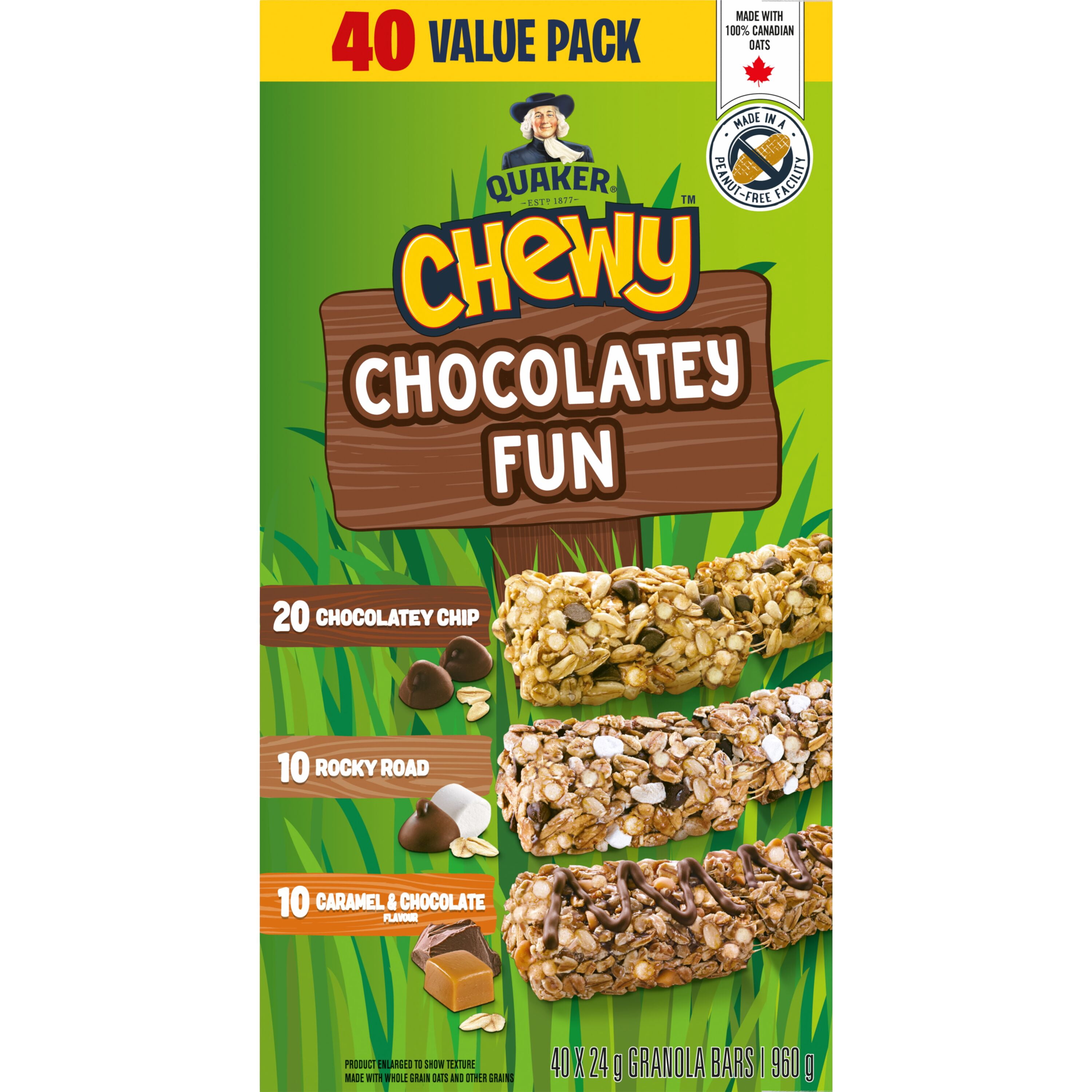 Quaker Chewy Chocolatey Fun Granola Bars