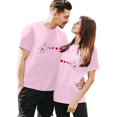 thumbnail image 1 of LUOGENLI T-shirts pour Femme pour Femmes T-shirts pour Couple pour Femmes Imprimé Col Rond Manches Courtes T-Shirt T-shirts pour Femmes T-shirts Graphiques T-shirts Pêche la Saint-Patrick TTG, 1 of 1