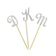thumbnail image 3 of Darling Souvenir| Custom Initials Wedding Cupcake Toppers| Personalized Party Dessert Decorations - Pack Of 20, 3 of 3