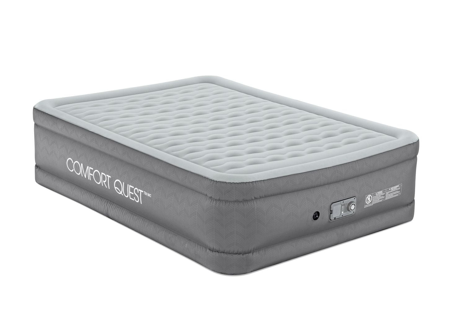 AlwayzAire Fortech Air Mattress Queen Built-in Comfort Choice+ Dual Pump