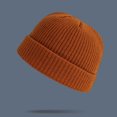 thumbnail image 3 of Unisex Fashion Warm Winter Casual Knitted Hat Solid Color All-match Hat, 3 of 9
