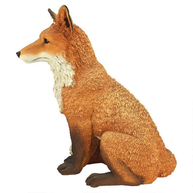 Design Toscano Home and Garden Decor Hand Painted Simon the Fox Garden Statue