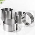 thumbnail image 2 of Adjustable Stainless Steel Cake Ring damp spots – 6-12 Inch Round Telescopic Mousse Baking Ring with Clear Scale – Rustproof 430 Steel – Professional Baking Tool – Cake Mould – Height 12cm, 2 of 8
